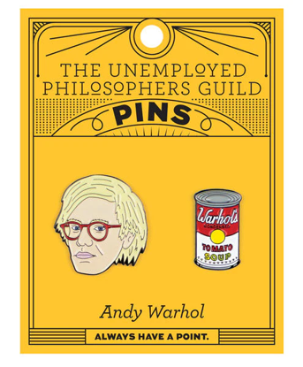 Picture of Andy Warhol Enamel Pin Set